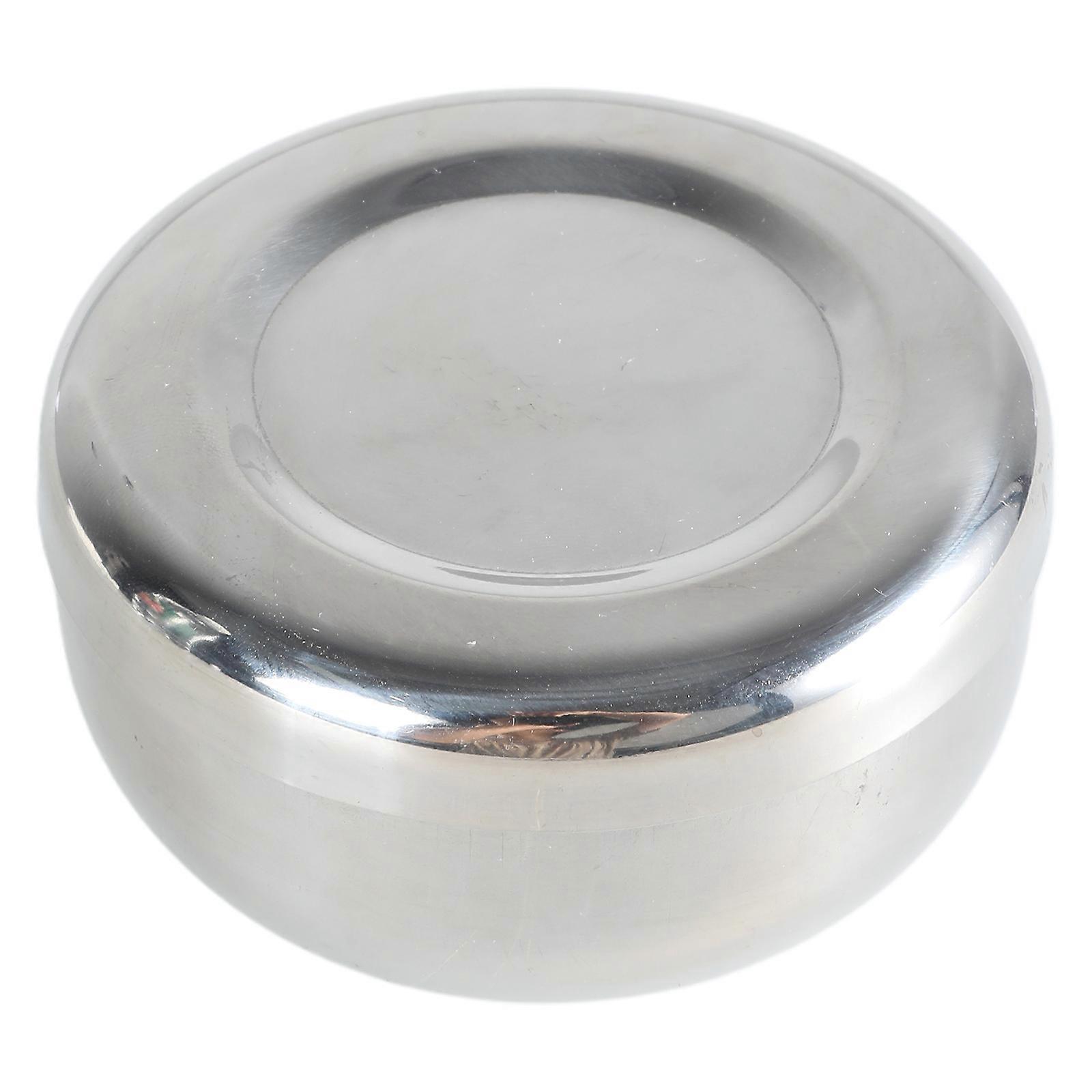 Stainless Steel Bowl with Lid Practical and Easy to Use Rice Bowl Convenient Food Container Metal Kitchen Tablewares