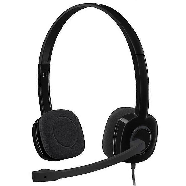 Logitech H151 Wired Headphone Single 3.5mm Earphone Gaming Headset Stereo with MIC