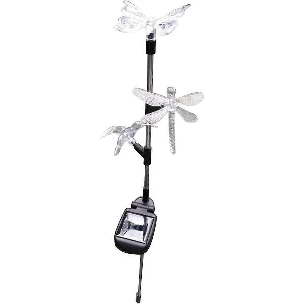 Colour-Changing Solar Garden Stake Waterproof Easy-Install