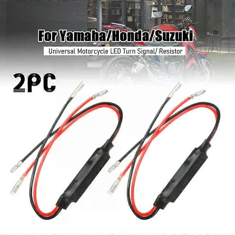 12V Universal Motorcycle Flasher LED Turn Signal Indicator Resistor Adapter Solution does not flash or Fast flash