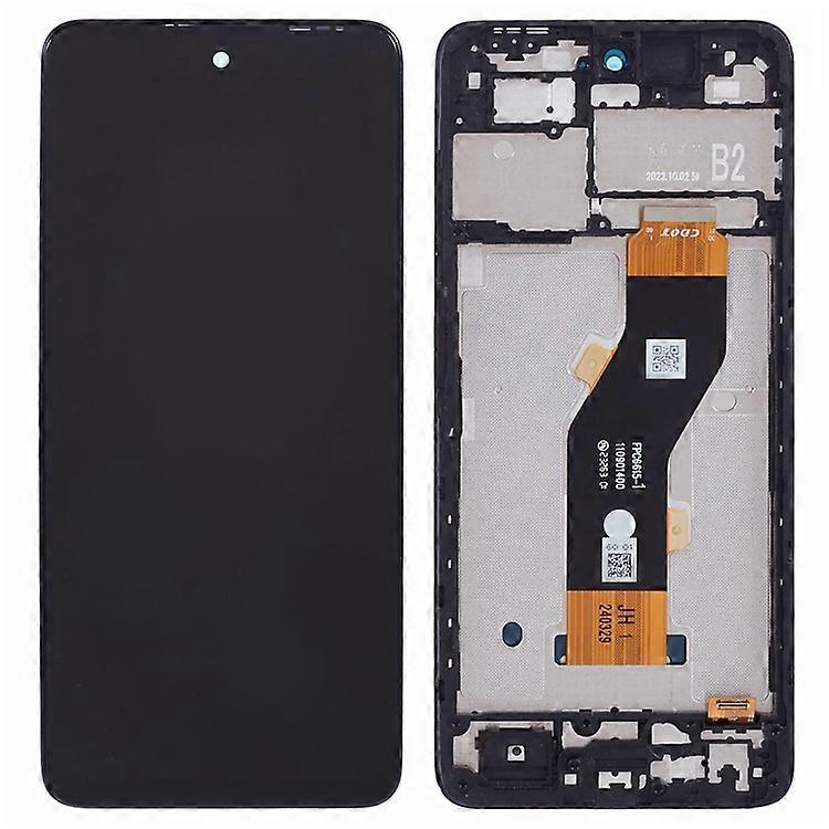 Transsion Tecno Spark Go 2024 4G BG6 Grade C LCD-näyttö ja digitointikokoonpano + kehyksen varaosa (ilman logoa)