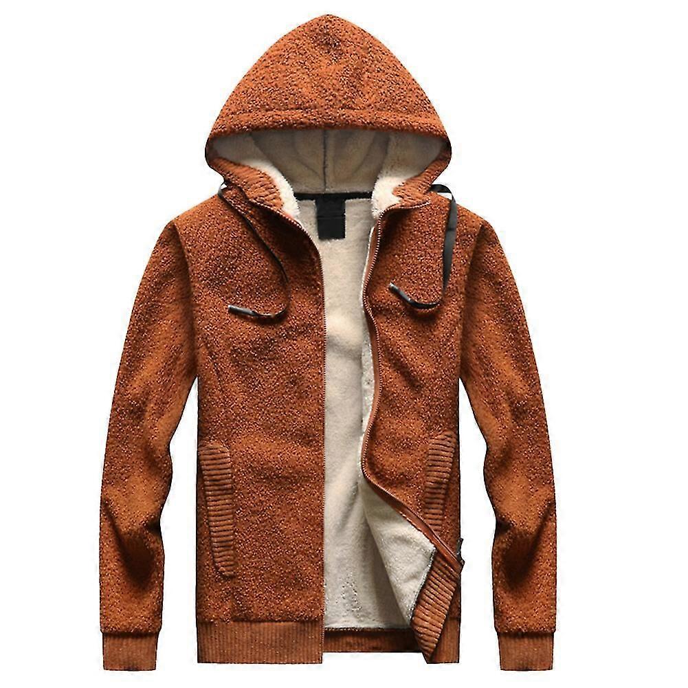 Sliktta Mens Loose Fit Felpe Felpe Foderato Cotone Giacca Imbottita di Cotone