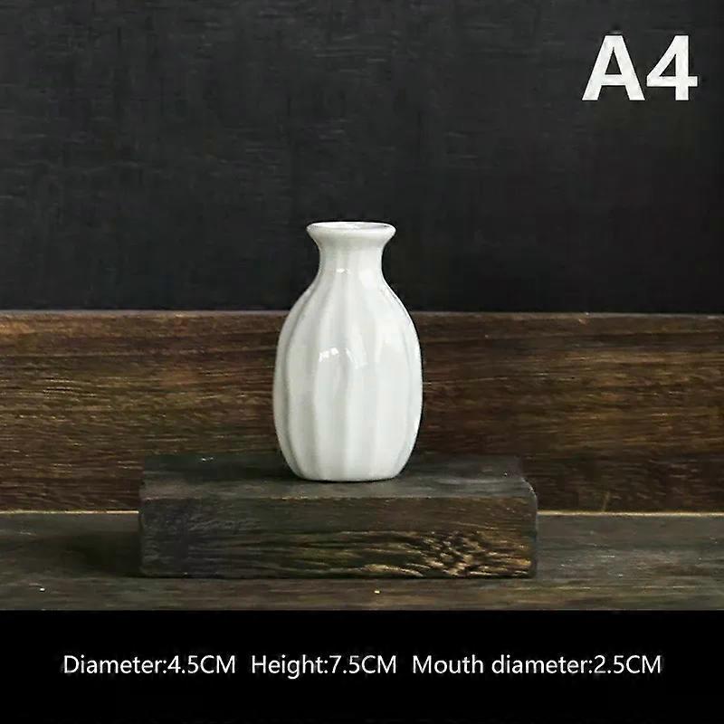2025 Ceramics Flower Vase Nordic Hydroponics Vases Creative Room Decor Mini Flower Plant Bottle Pots Table Ornament Colorful Vase
