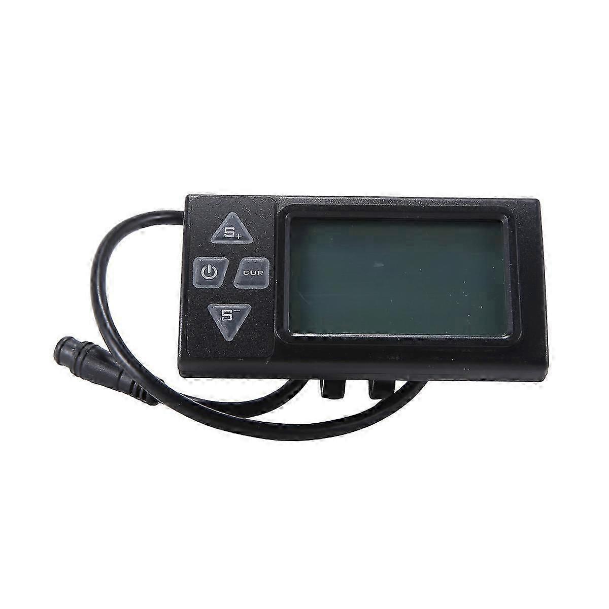 S861 Elektrisk Cykel Färgglada LCD-skärm Mätare IP65 Vattentät 6pin manlig anslutningsplugg Intelligent