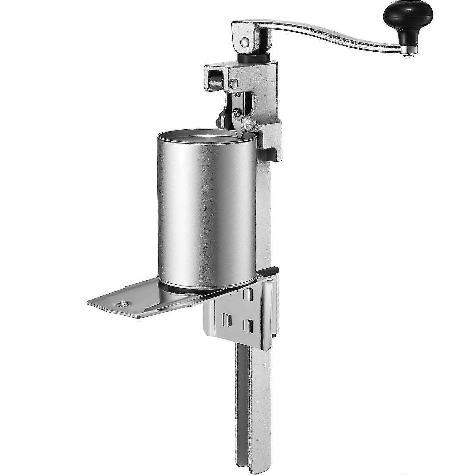 Manual Can Opener, Commercial Table Opener for Large Cans, Heavy Duty Can Opener with Base, Adjustable Height Industrial Jar Opener