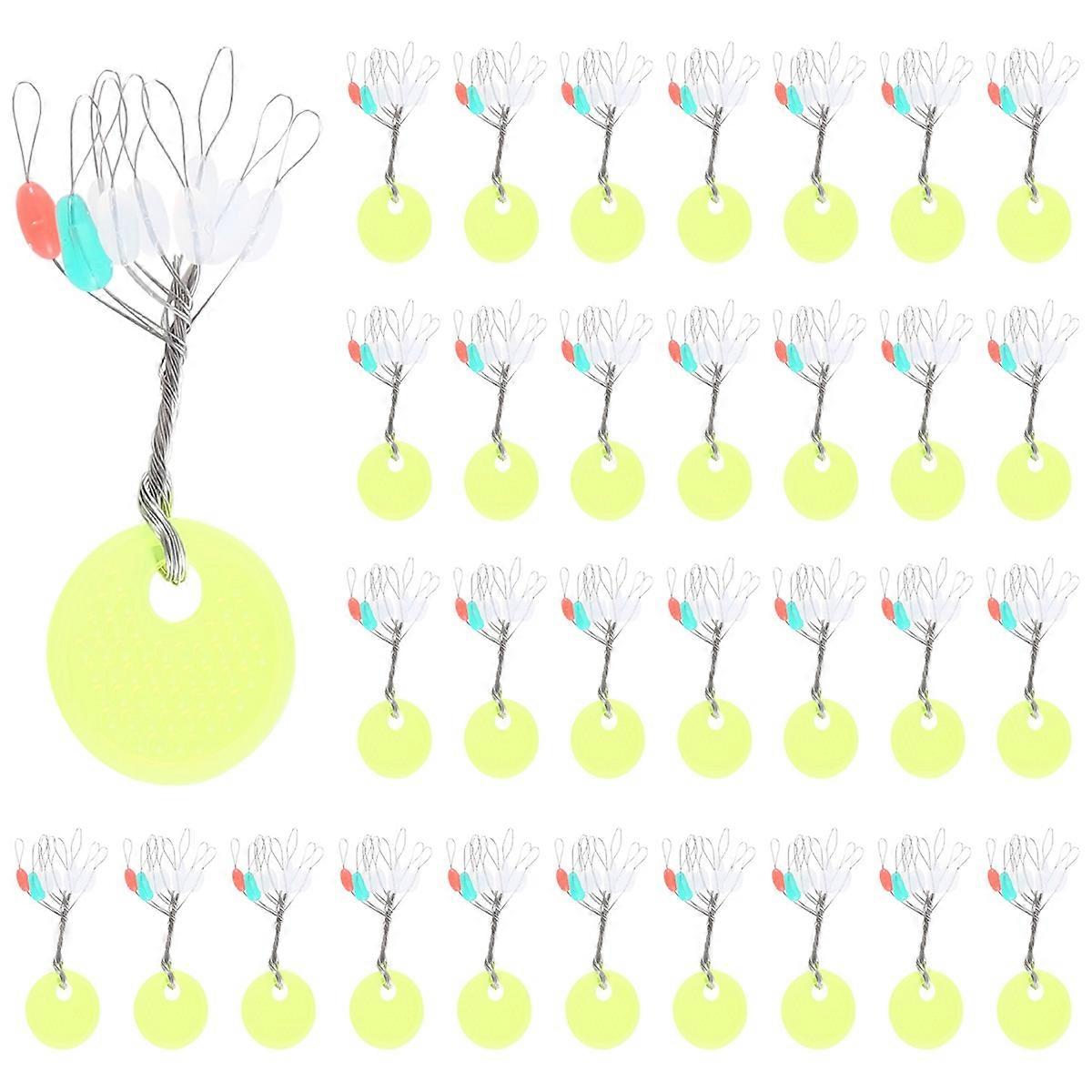 100Pcs Rubber Space Beans Oval Stopper Fishing Spinner Bait Fish Tool