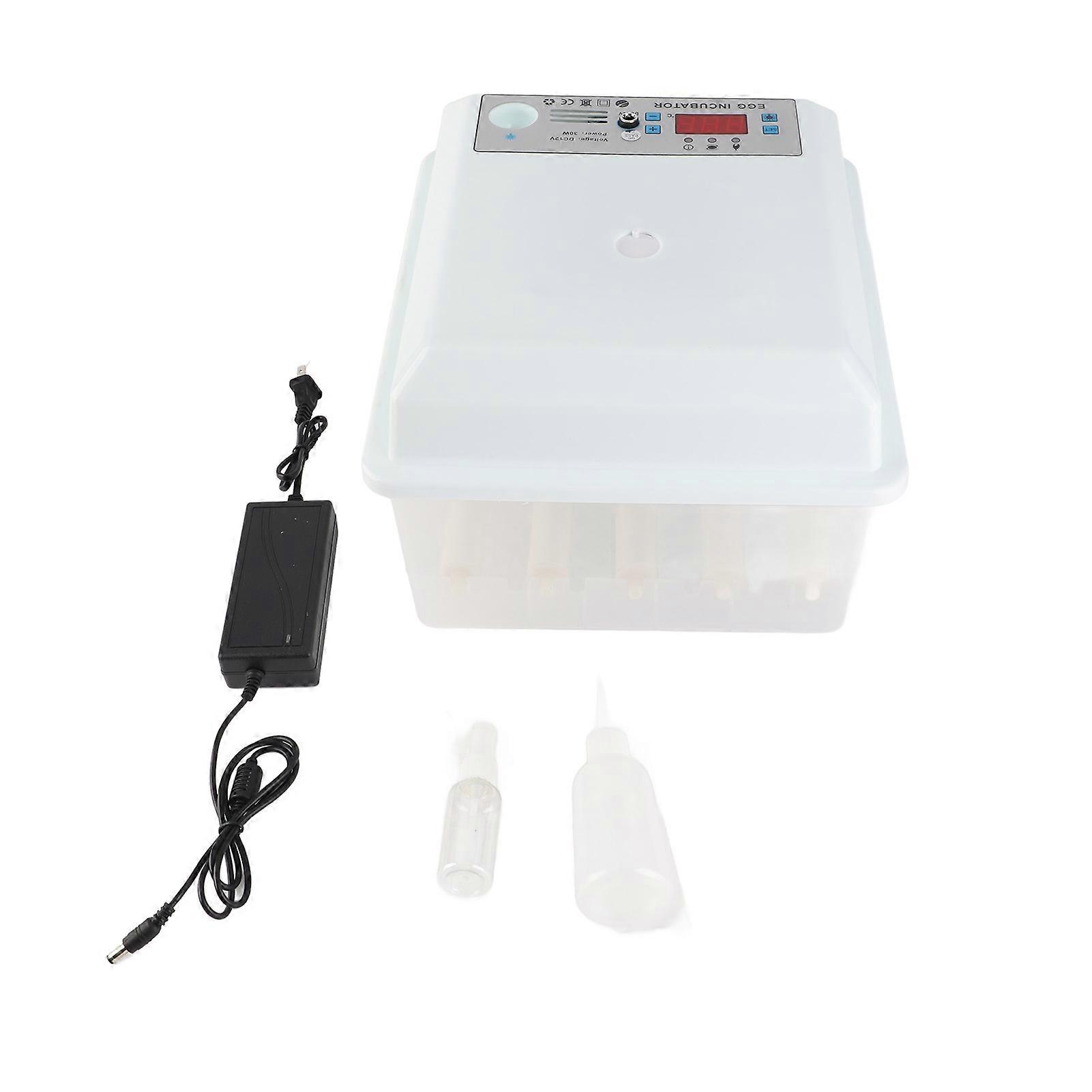 Egg Incubator Automatic Temperature Control Poultry Hatching Machine 16 Eggs Turner for Chickens Goose Duck White