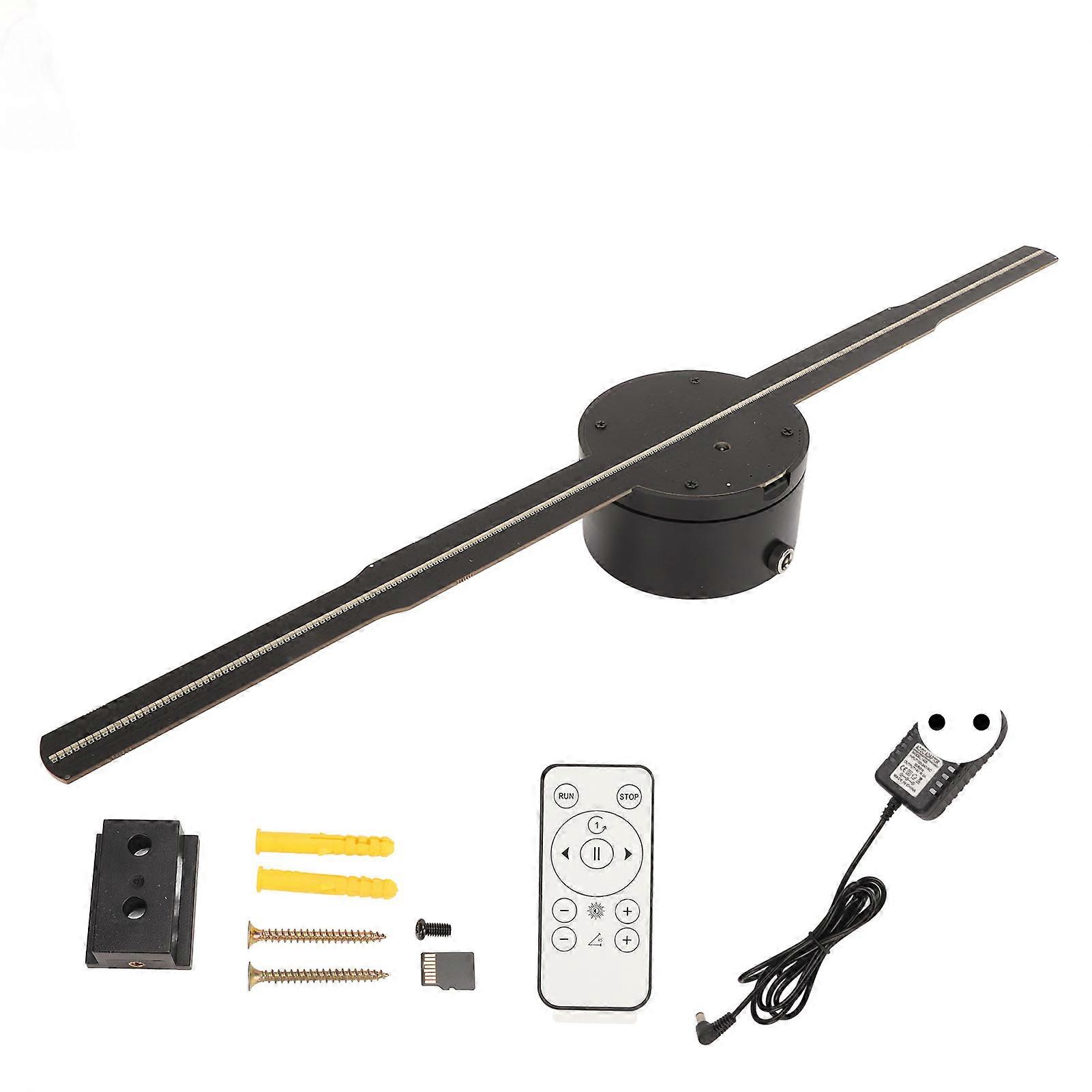 3D Hologram Fan WiFi Projector 244LED 1024x800 Support Mobile App Computer Advertising Display Fan