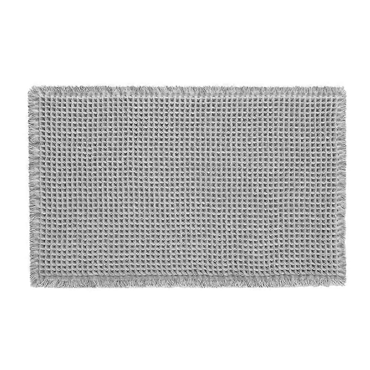 Waffle Knit Bath Mat, Waffle Bath Mat Non Slip