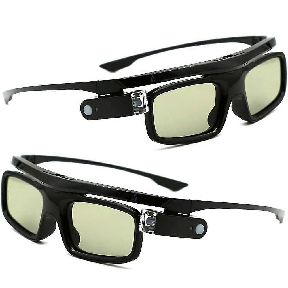 3D Glasses, Active Shutter Rechargeable Glasses For 3D Projectors Rechargeable Glasses