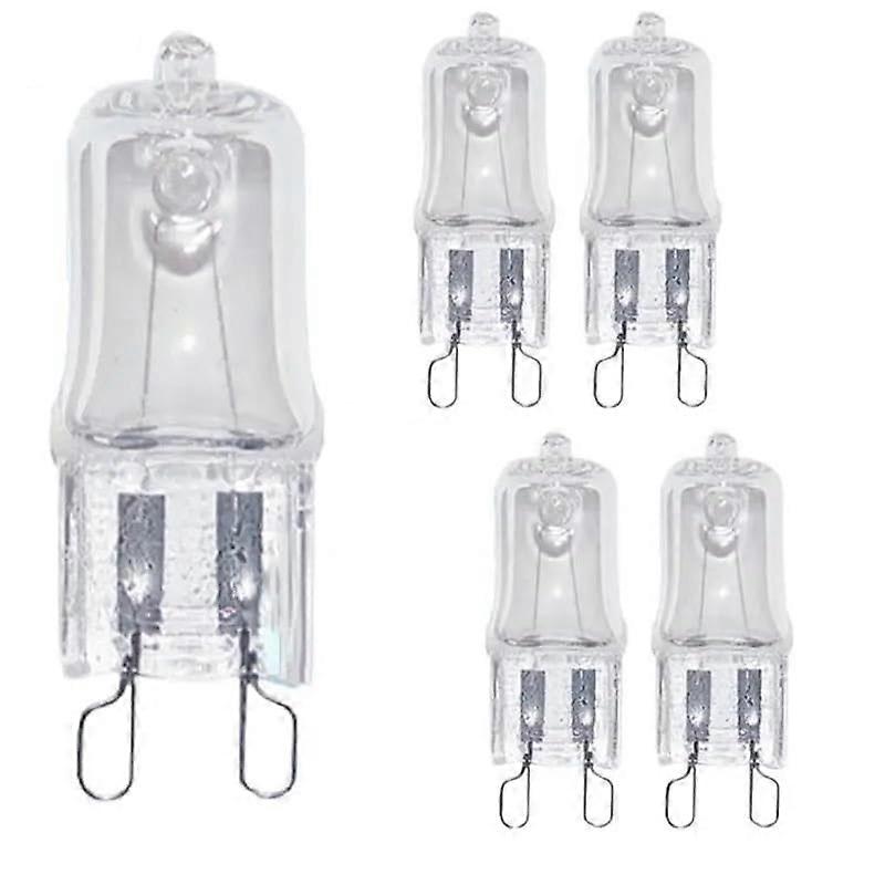 5PCS G9 Light High 60W Temperature Resistant Halogen Bulb Lamp for Refrigerators Fans 40W Pin Bulb,220V,60W