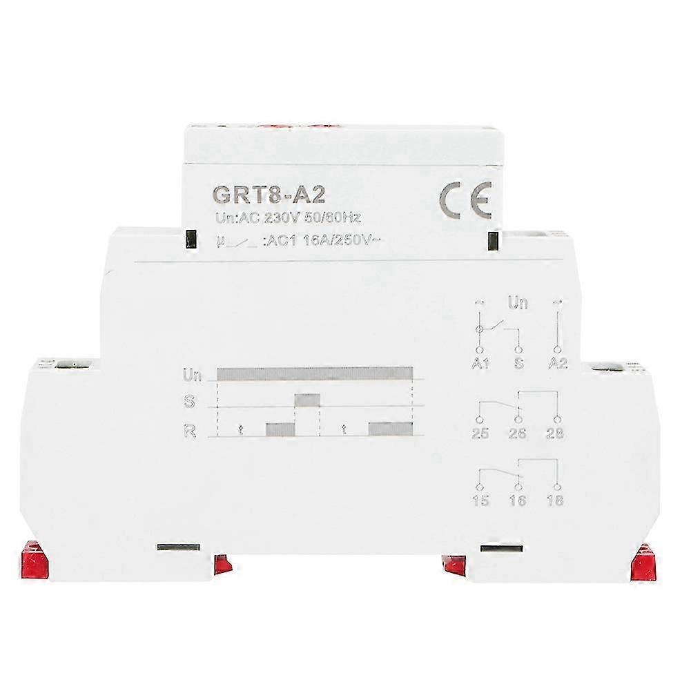 Single Function Din Rail Time Relay Industrial Control Auto Timer Relay GRT8-A2 (AC230V)