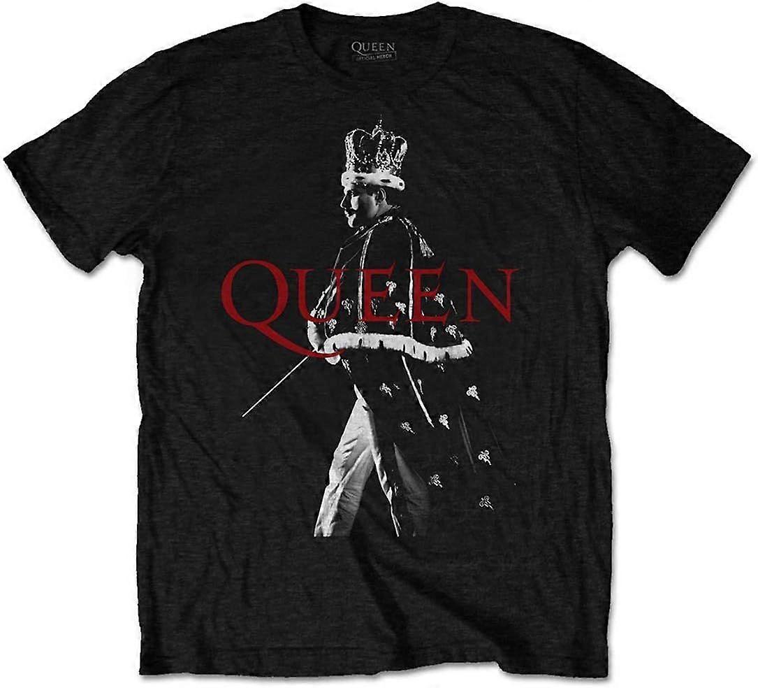 Tričko Queen 'Freddie Crown' (černé)