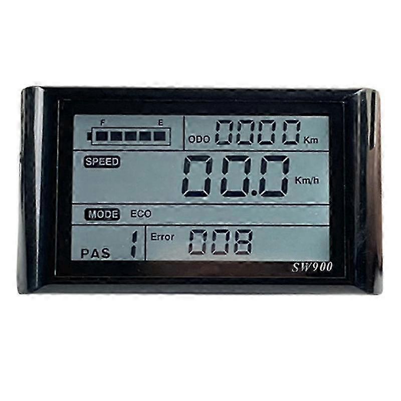 Ebike SW900 LCD Display Control Electric Bicycle Speed Meter SM Plug Record Instrument Control/Setti