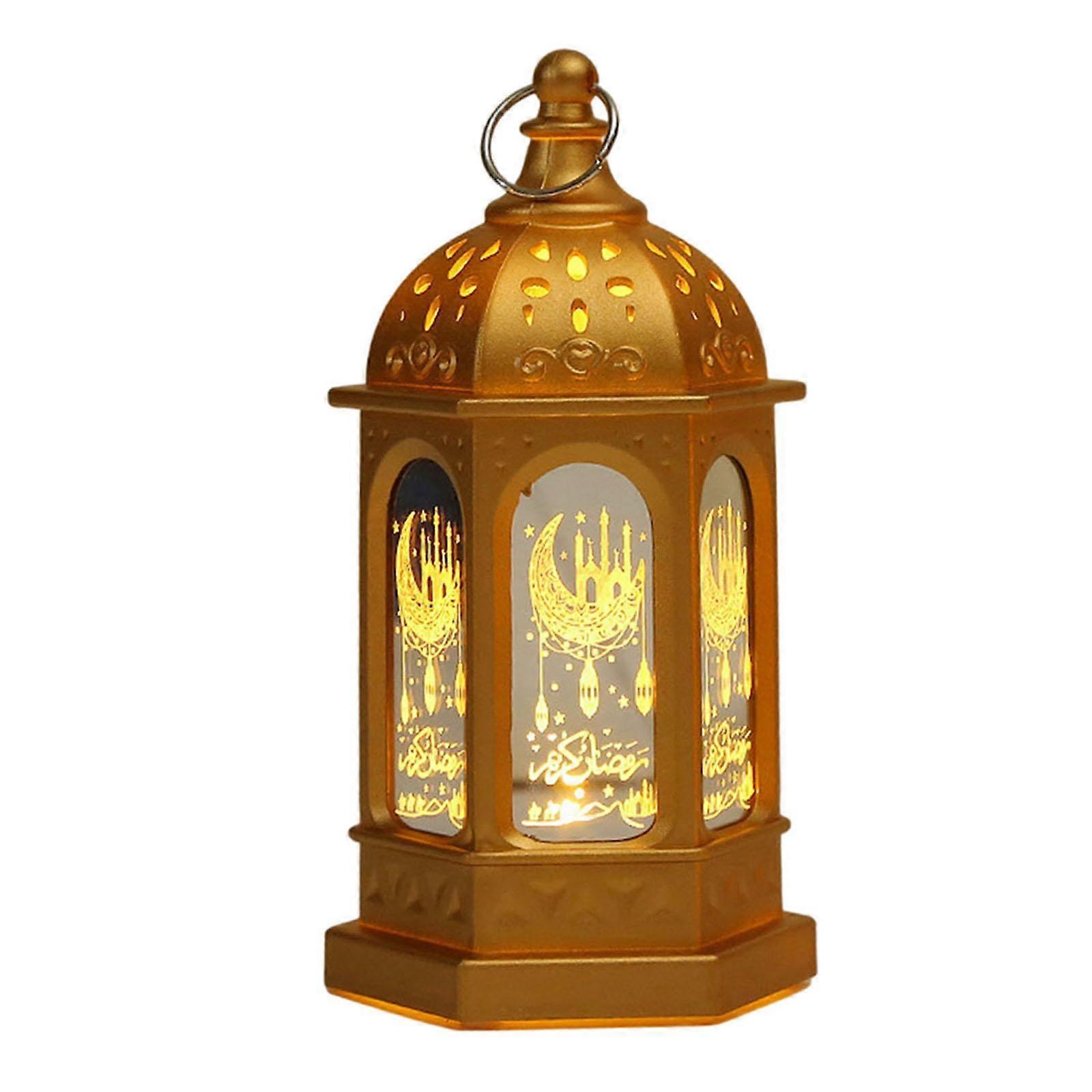 Eid Light, Eid Lantern Lights Square Ramadan Hanging Light, Lamp for Islamic
