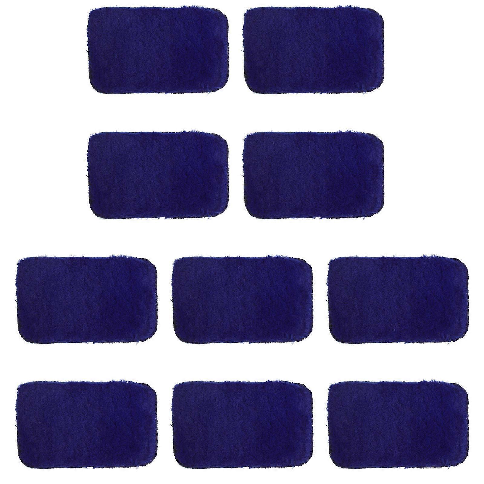 Shoes Polishing Tools Ergonomic Design Durable Cleaning Gloves Scratch Plush Wipes for Shoe Care 10pcs Set