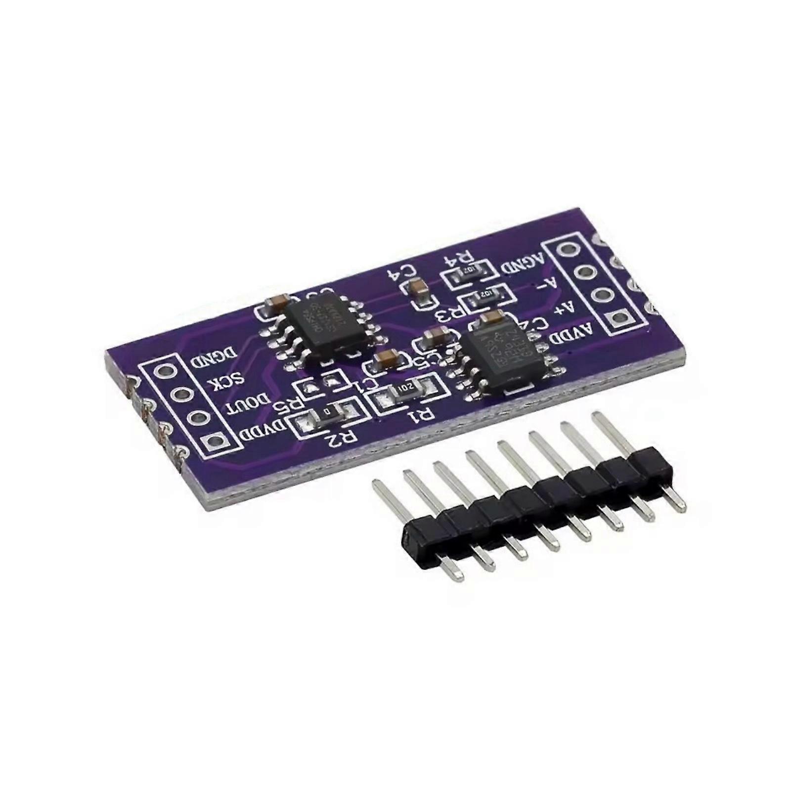 2CH CS1237 24Bit Weight Sensoring Board Onboards TL431 Chip 24Bit Resolution and Voltages Reference
