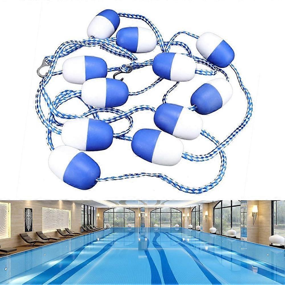 Swimming Pool Safety Separator Rope 5m Length Floating Track, 7 Cm Ball Diameter, Area Distinction