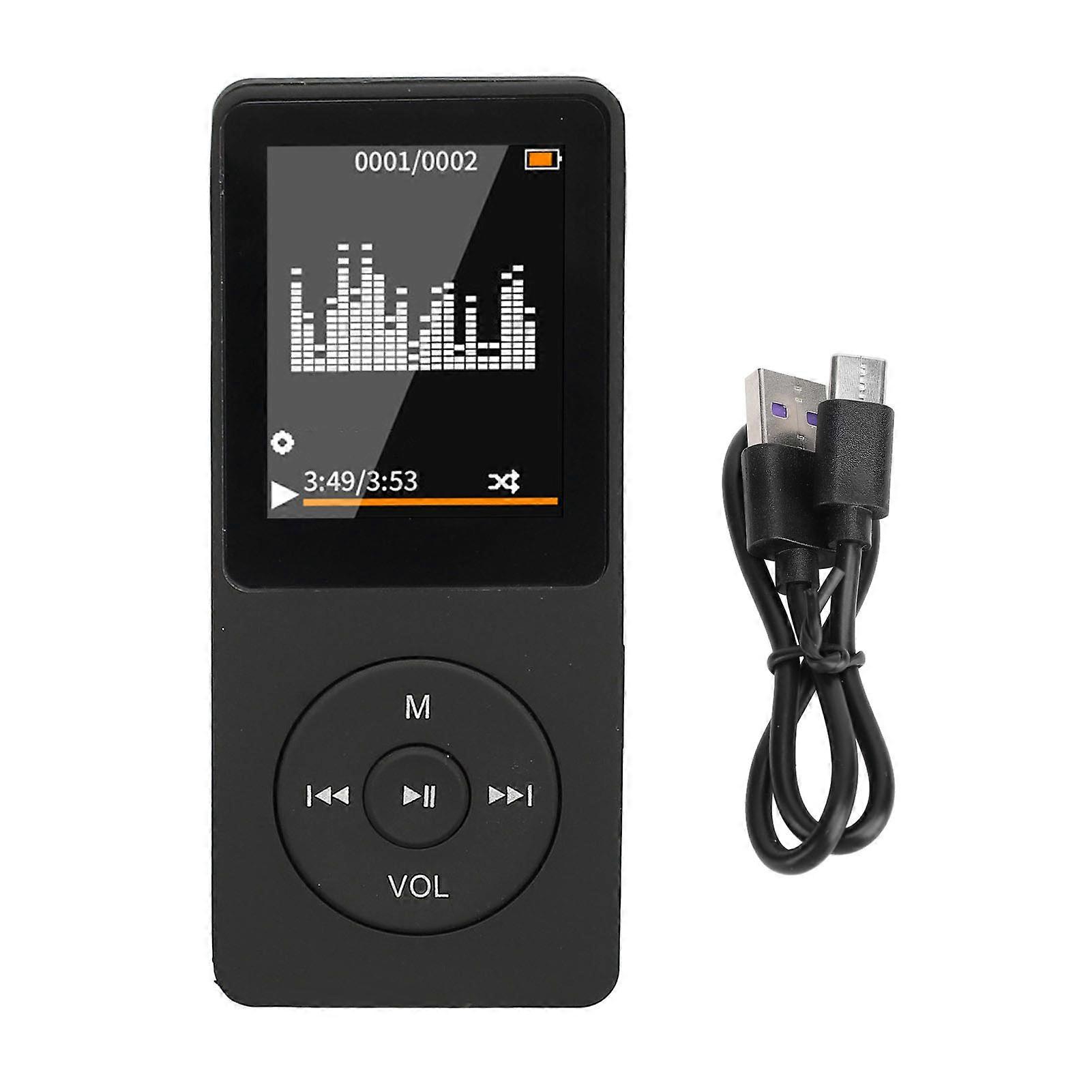 Portable MP3 MP4 Player with BT, 1.8" Screen, Lossless Sound, Large Storage Capacity