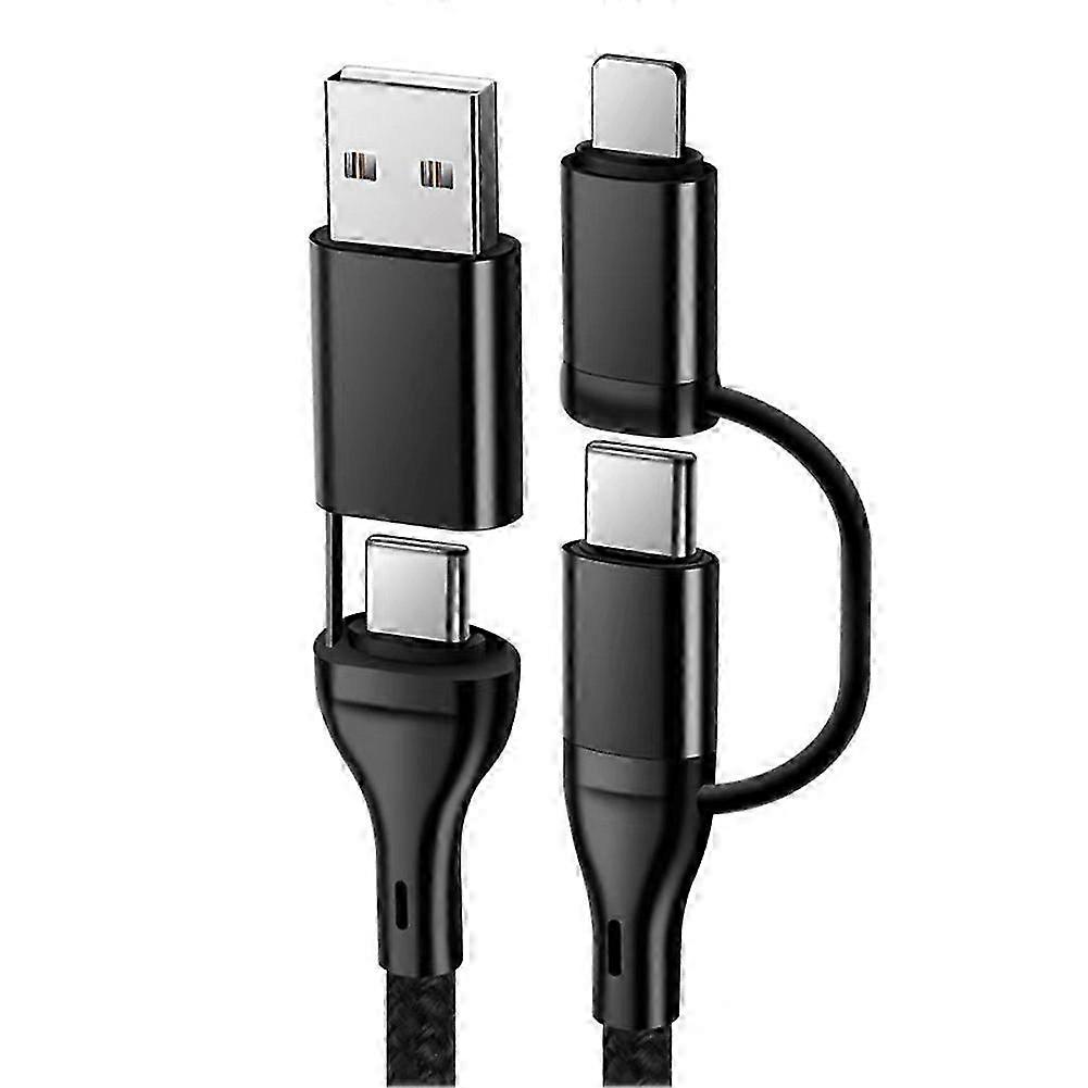 4 in 1 Charging Cable PD Multi-Function Fast Charging Data Cable Type-C To Type-C Charging Cable Ph