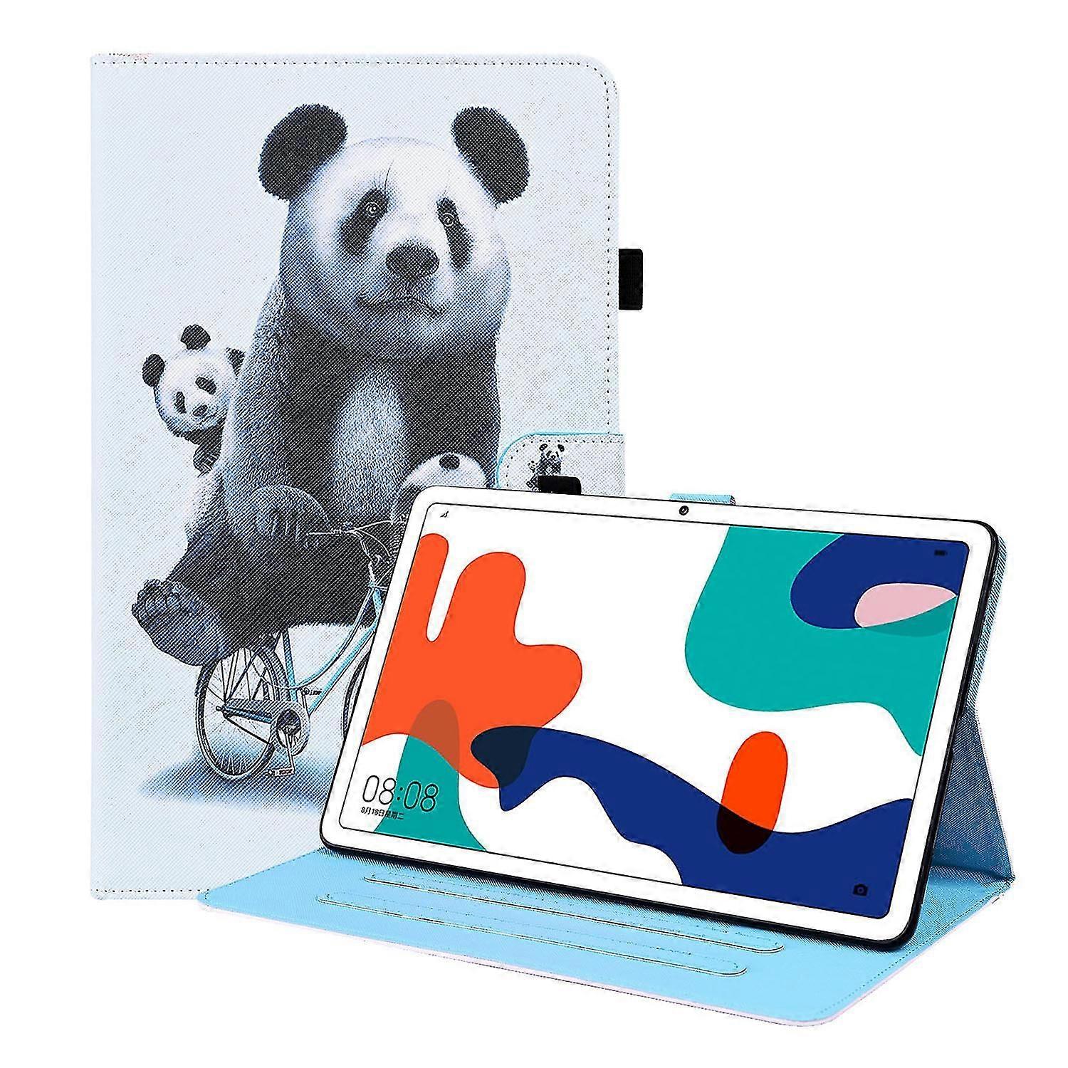 Huawei Matepad 10.4用、ペンシルホルダー付き自動スリープ/ウェイク機能PUレザースマートカバー