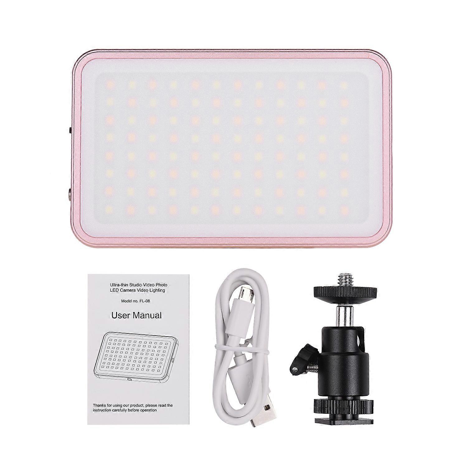 Ultra-Thin Pocket LED Video Light - Rechargeable, Adjustable, High CRI, Portable Design