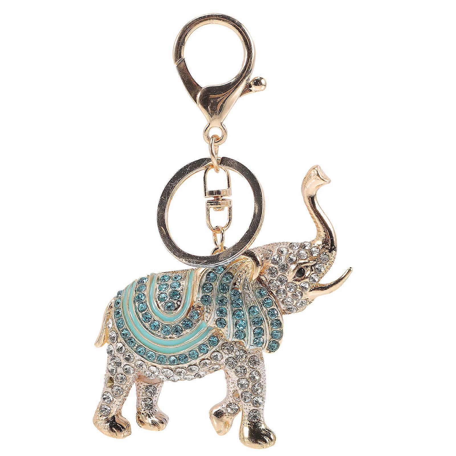 Creative Elephant Charm Keychain Showcasing Fine Craftsmanship