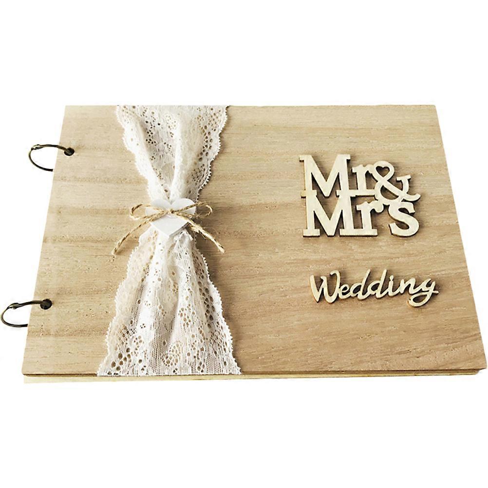 Practical Wedding Guest Book, Combines Durability with Elegance