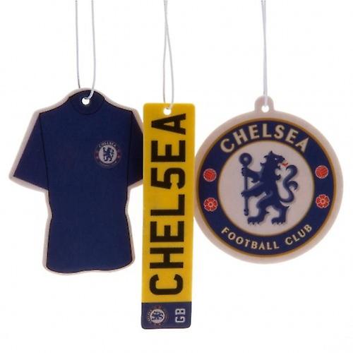 Chelsea FC Air Fresheners (Pack Of 3)