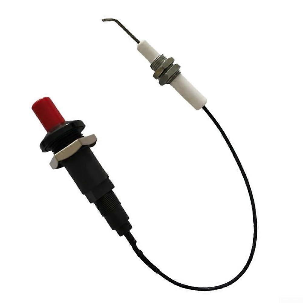 Piezo Spark Ignition Kit, Universal 30cm Piezo Spark Igniter, Grill Push Button Igniter Ref: 1666