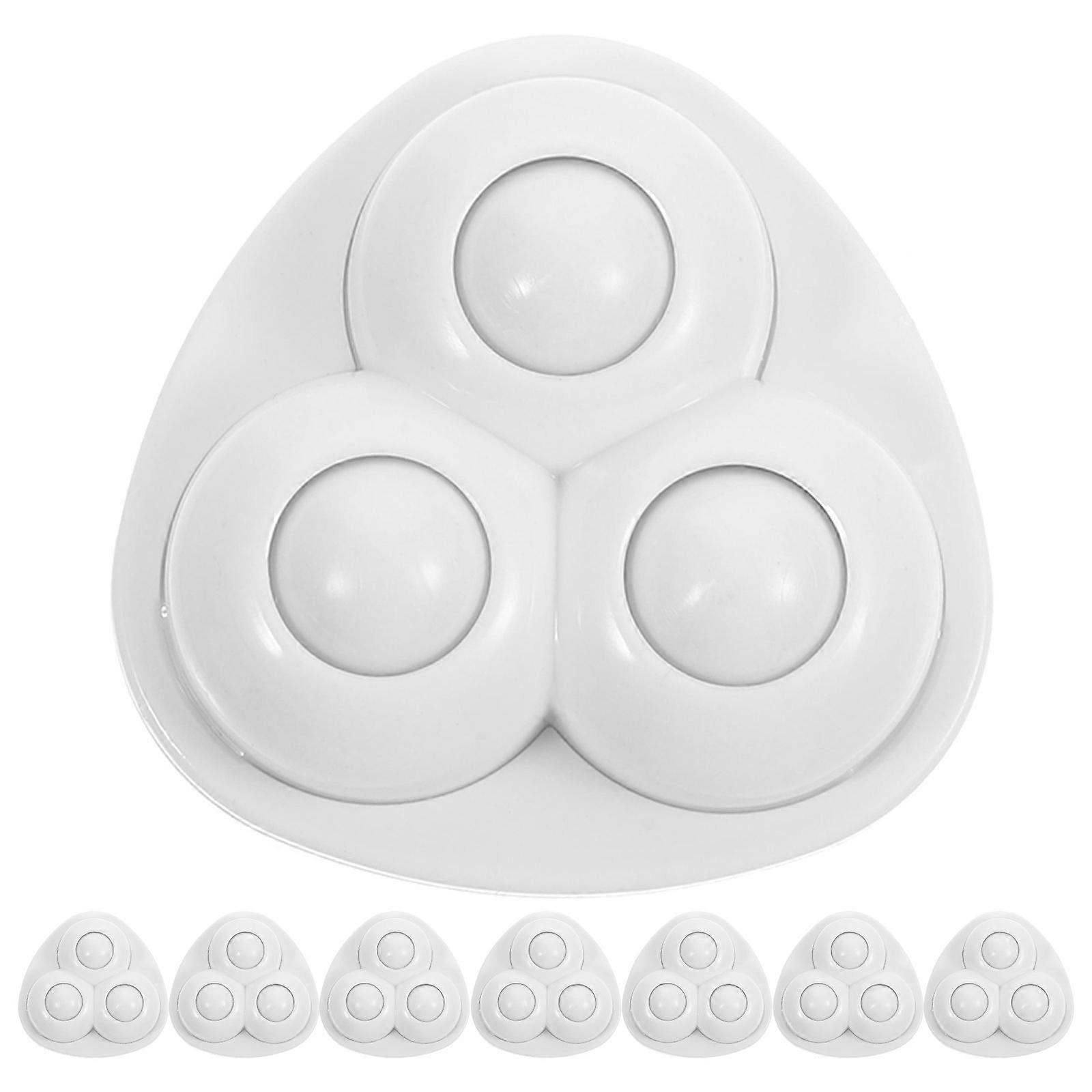 Sticky Wheels with Design for Use on Multiple Surfaces