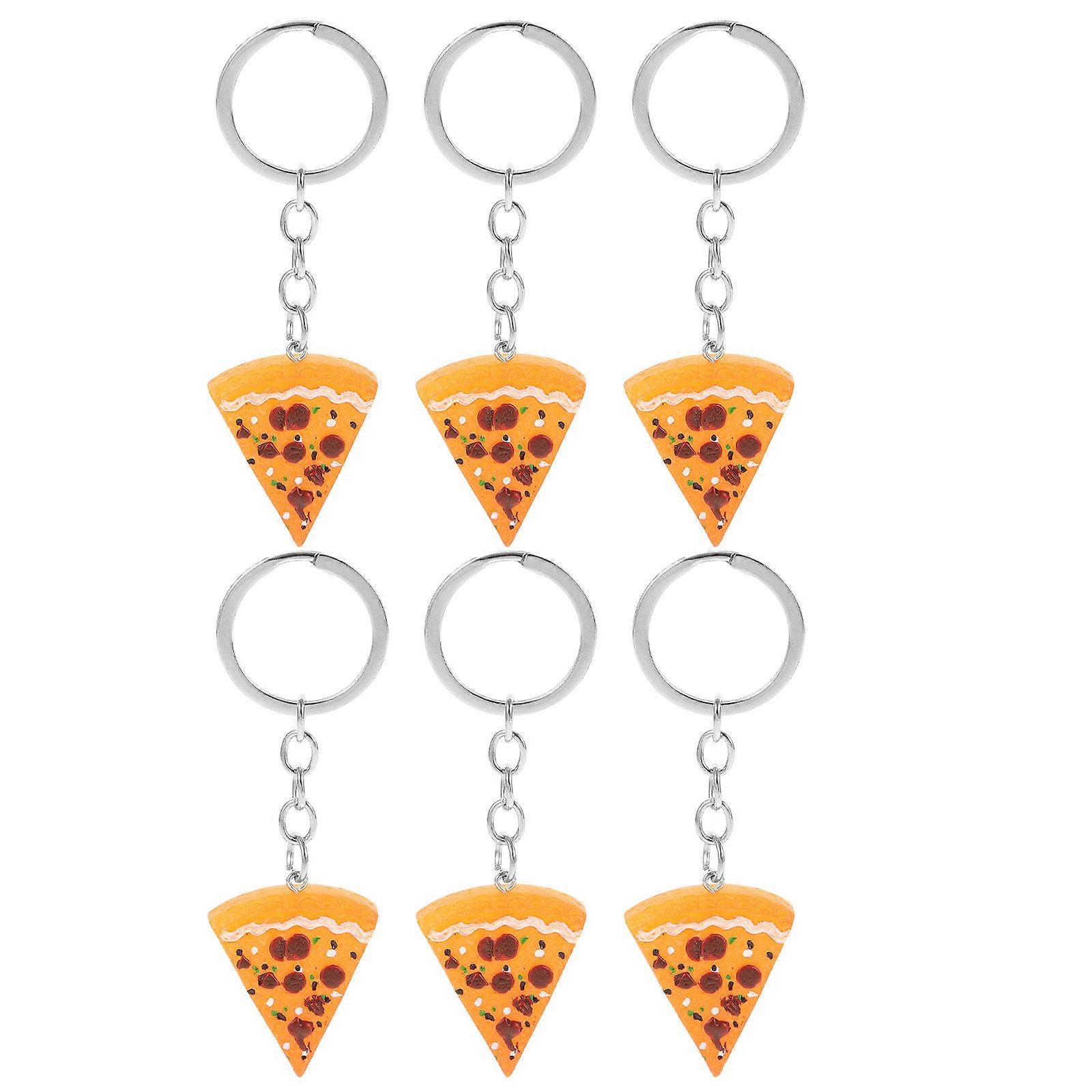 Food Themed Key Rings, Lightweight and Sturdy for Daily Wear and Decor
