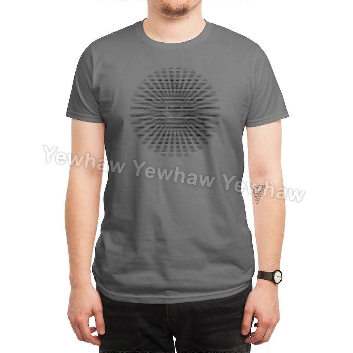 HI-BEAM T-Shirt hypnotic eye radial lines optical illusion psychedelic circular pattern