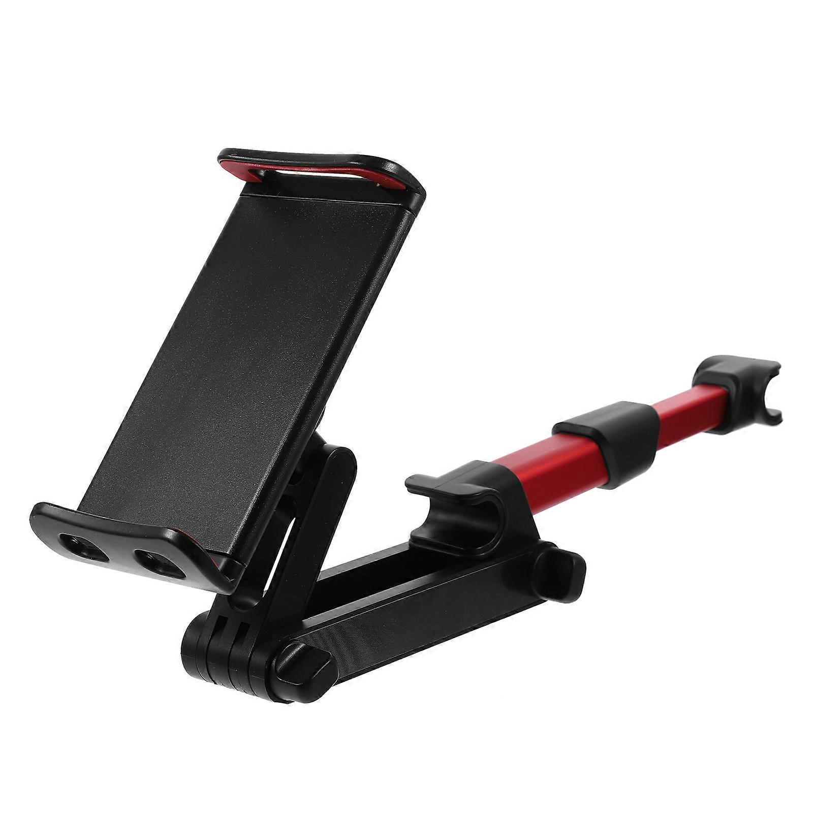 Car Headrest Tablet Holder Foldable Lengthened Smartphone Stand Car Assorted Color 26.60X3.30X1.80cm Rear Seat Usage Drivers 1Set