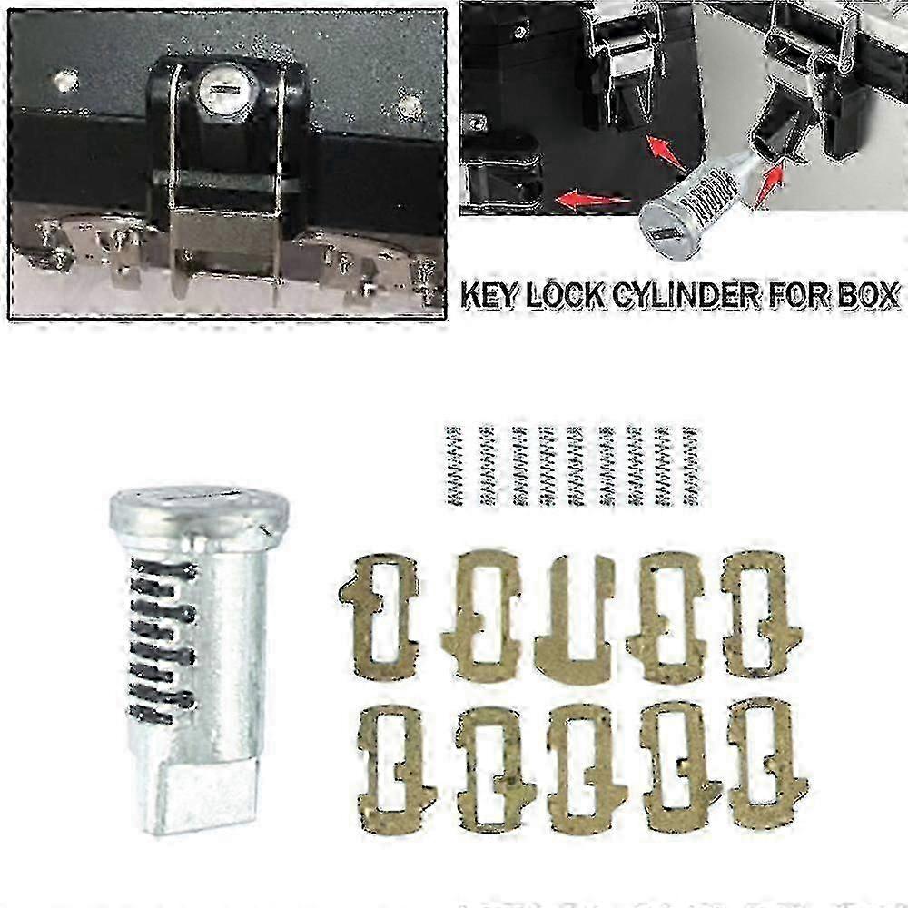 Universal Key Cylinder Lock Core for Aluminum Top Case Box Motorcycle Storage Accessory