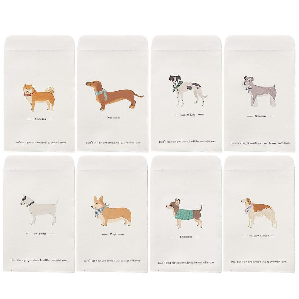 Cute Envelopes For Letters Dog Stationery Set Fashionable Rectangular 6.3x4.3inch Letter Writing Set 24Pcs
