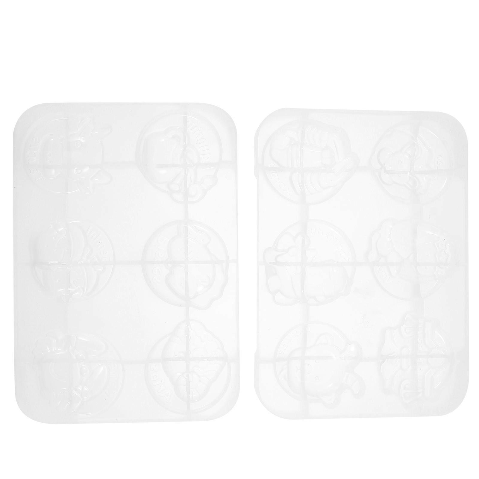 DIY Epoxy Resin Casting Mold for Pendants Made of Durable Silicone 2pcs