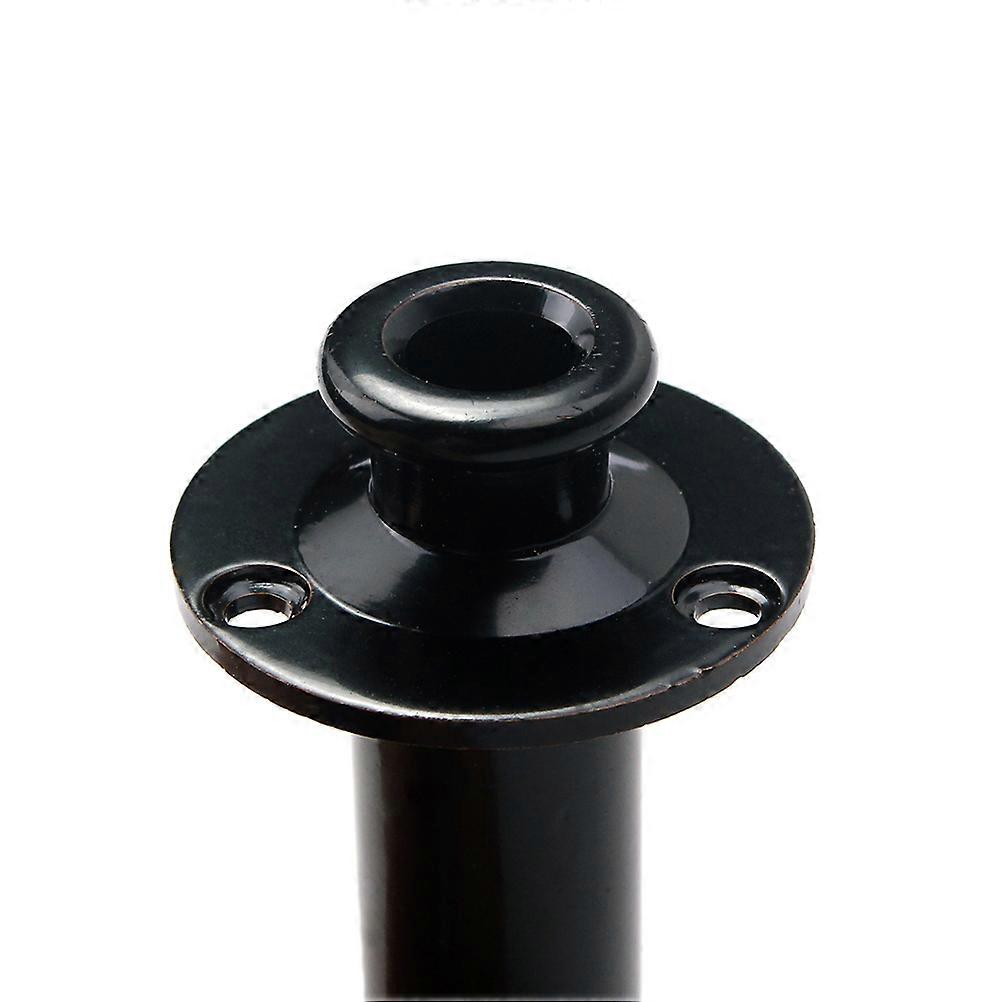 Replacement Guitar Connector Socket Black Acoustic Jack Stereo Output For Musical Instruments 1Pcs