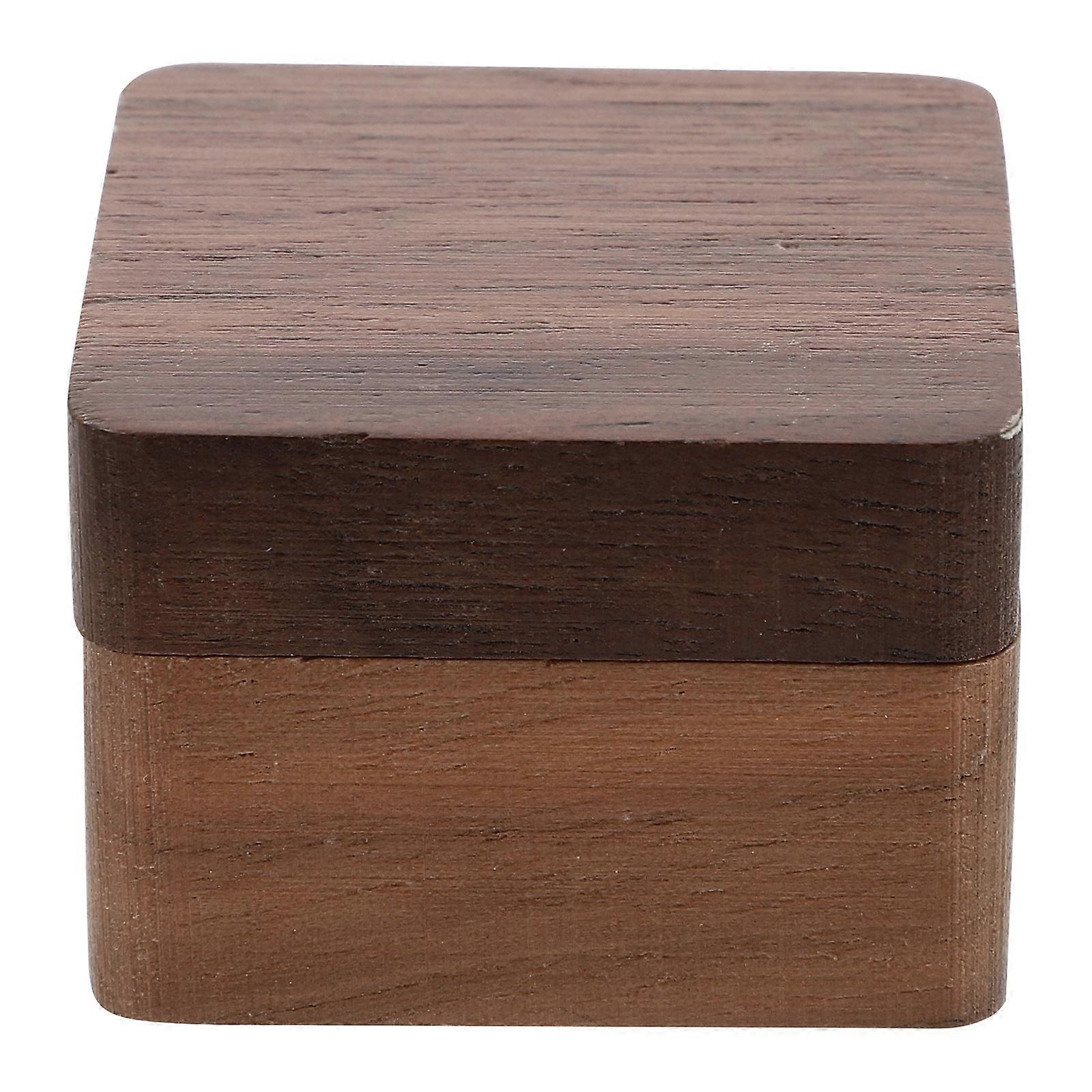 Coffee Guitar Pick Storage Box Composite Material for Guitar Use Small Size 3.5x2.5 Inches