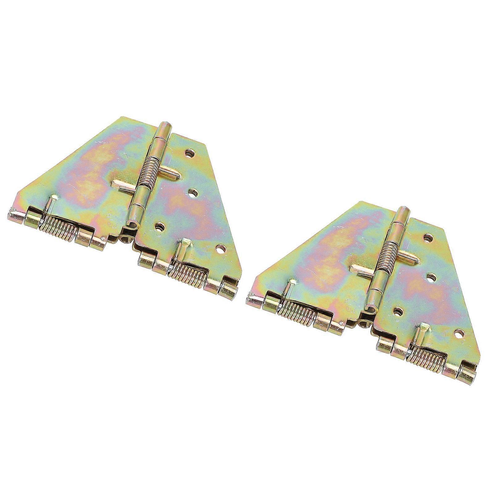 Sturdy Iron Folding Table Hinges for Drop Leaf & Butterfly Furniture – Space Saving Spring Loaded Hardware for Kitchen, Workshop, Wall, and Dining Use