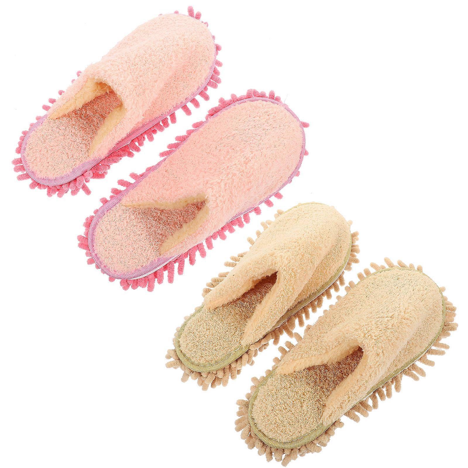 It seems like you're referring to a product description for **"2 Pairs Washable Mop Slippers – Convenient Sweeping Shoes for Home Cleaning, Reusable