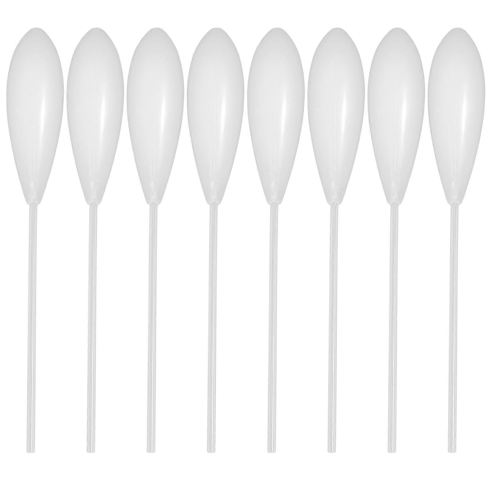 Acrylic Fishing Floats Set Transparent Buoyancy Tools for Long Casts, 8pcs Professional Float Indicators for Fishing Supplies