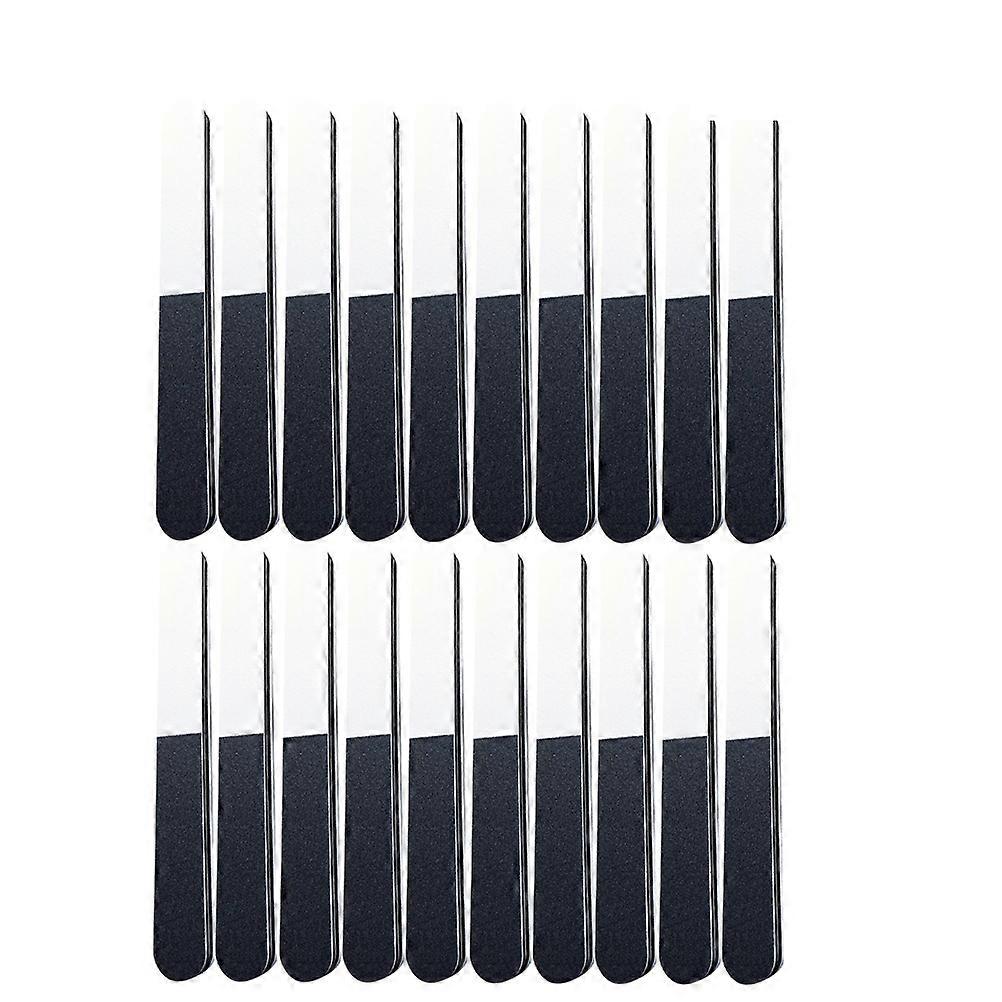 Nail Polish Strip Manicure Files Portable Design Personal Use EVA Material Coarse Grinding 20Pcs