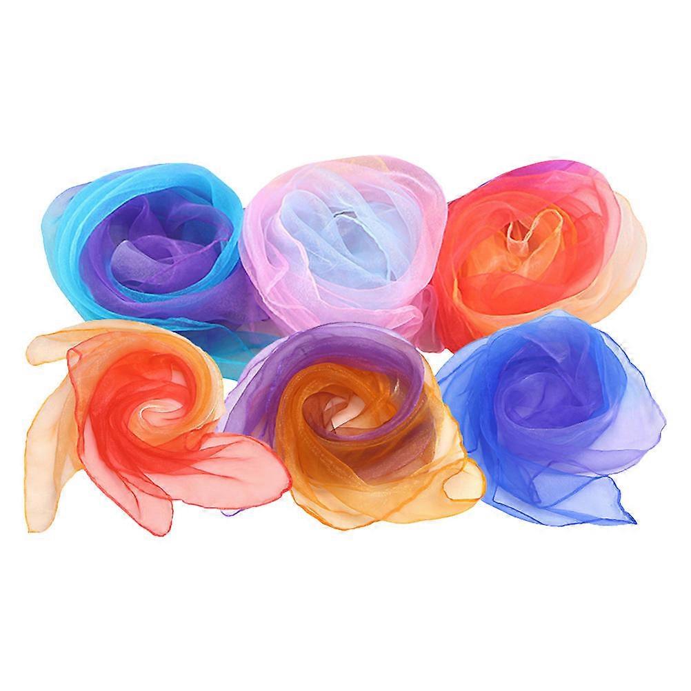 Dance Accessories Square Scarf Fashion Accessory Performers Assorted Color 20Set