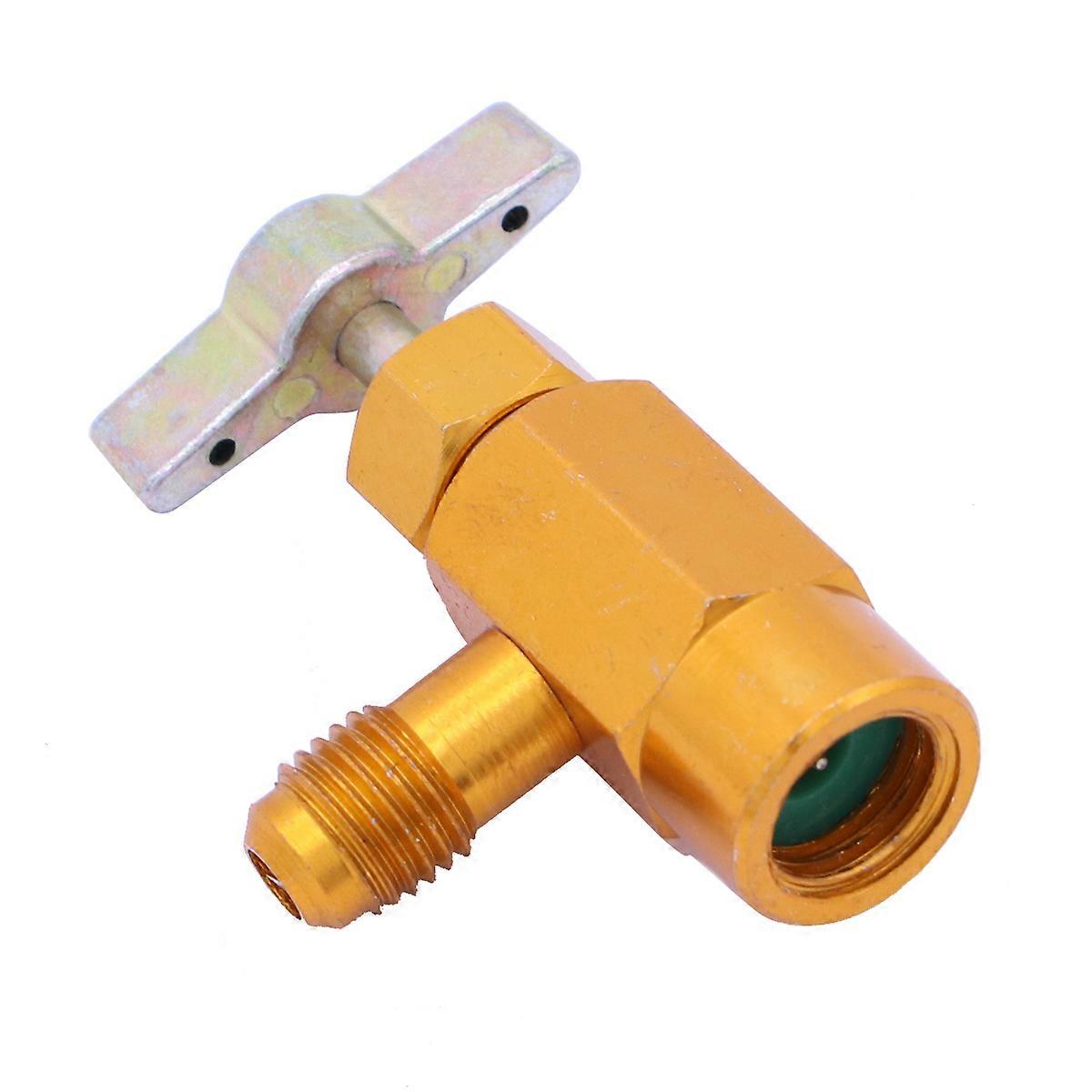 Car Air Conditioner Adapter Self Seal Heavy-Duty Construction 5 x 3 x 2 Cm for Automotive Maintenance 1Pack