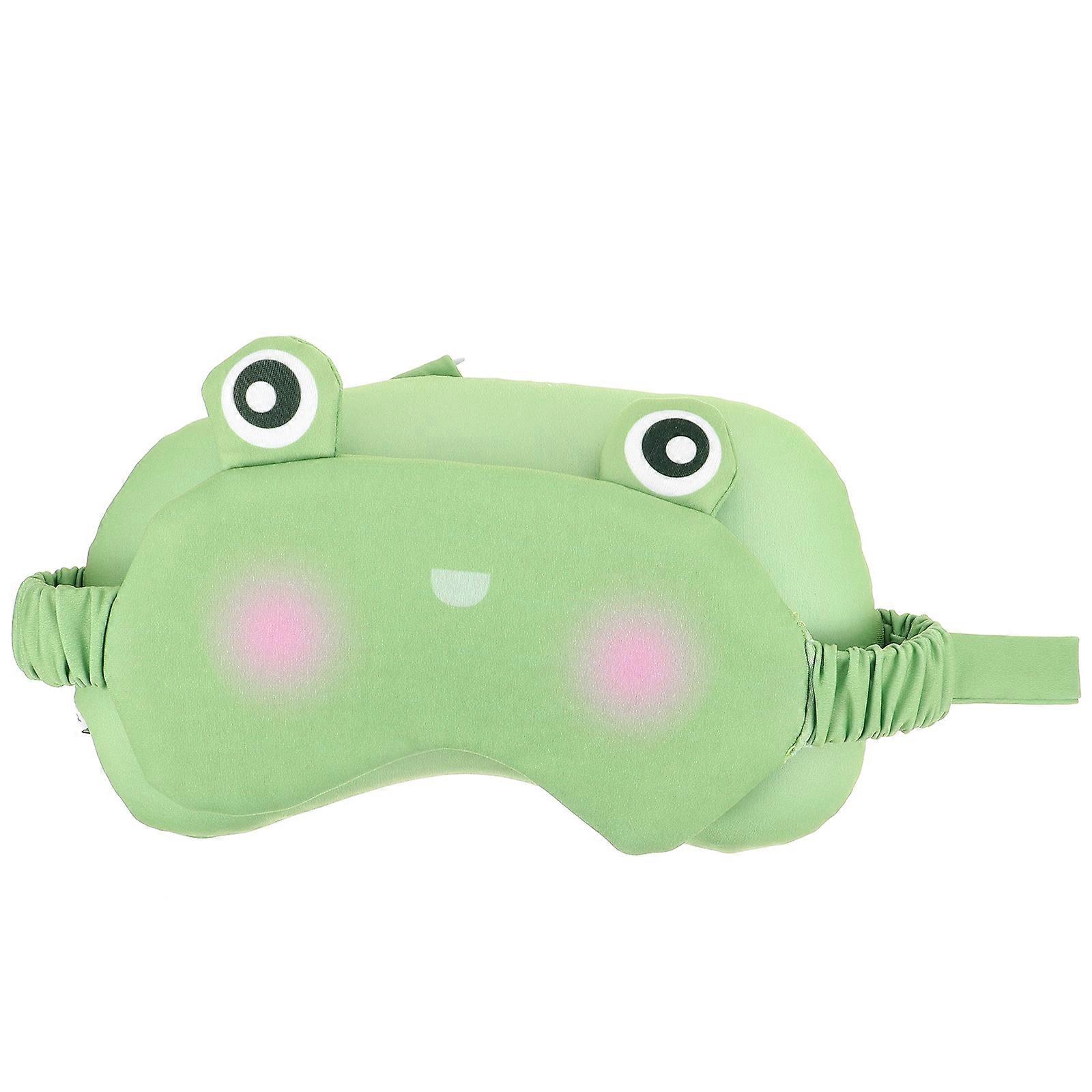 Neck Travel Pillow Combination Design Head Eye Mask For Sleeping Soft Cloth Material 1Pack