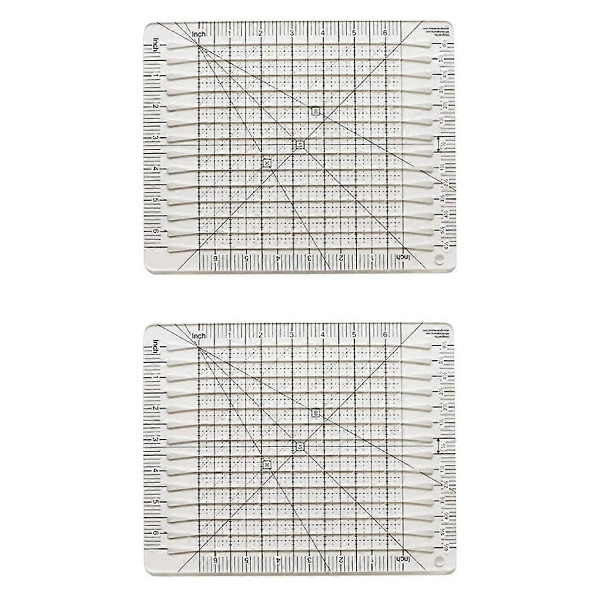 Sewing Ruler Fabric Cutting Ruler Quilting Supplies Tools DIY 6 Inch