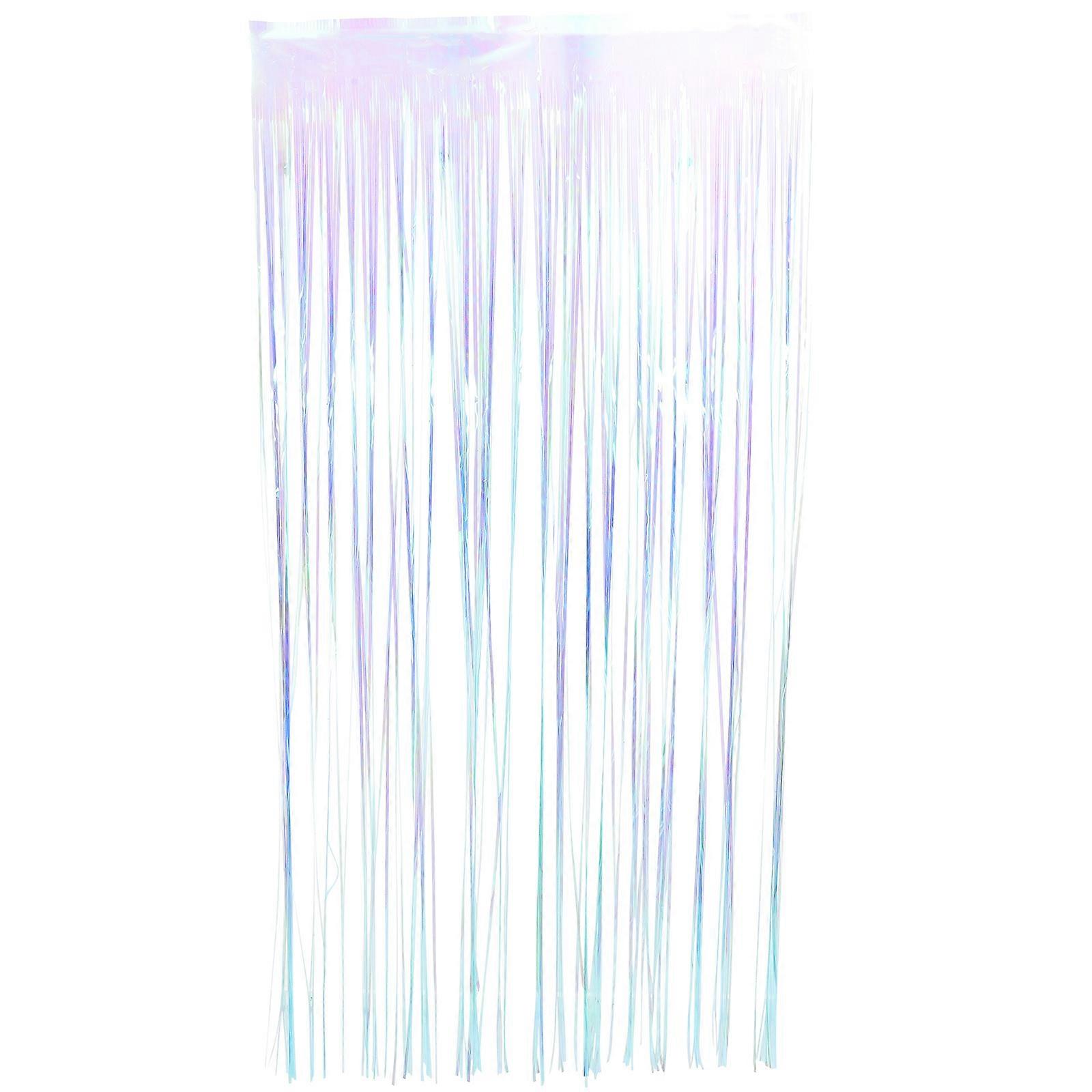 Backdrop Curtain For Party Fringe Door Curtain Background Wall Arrangement Wedding Party 200X100CM 1Pack