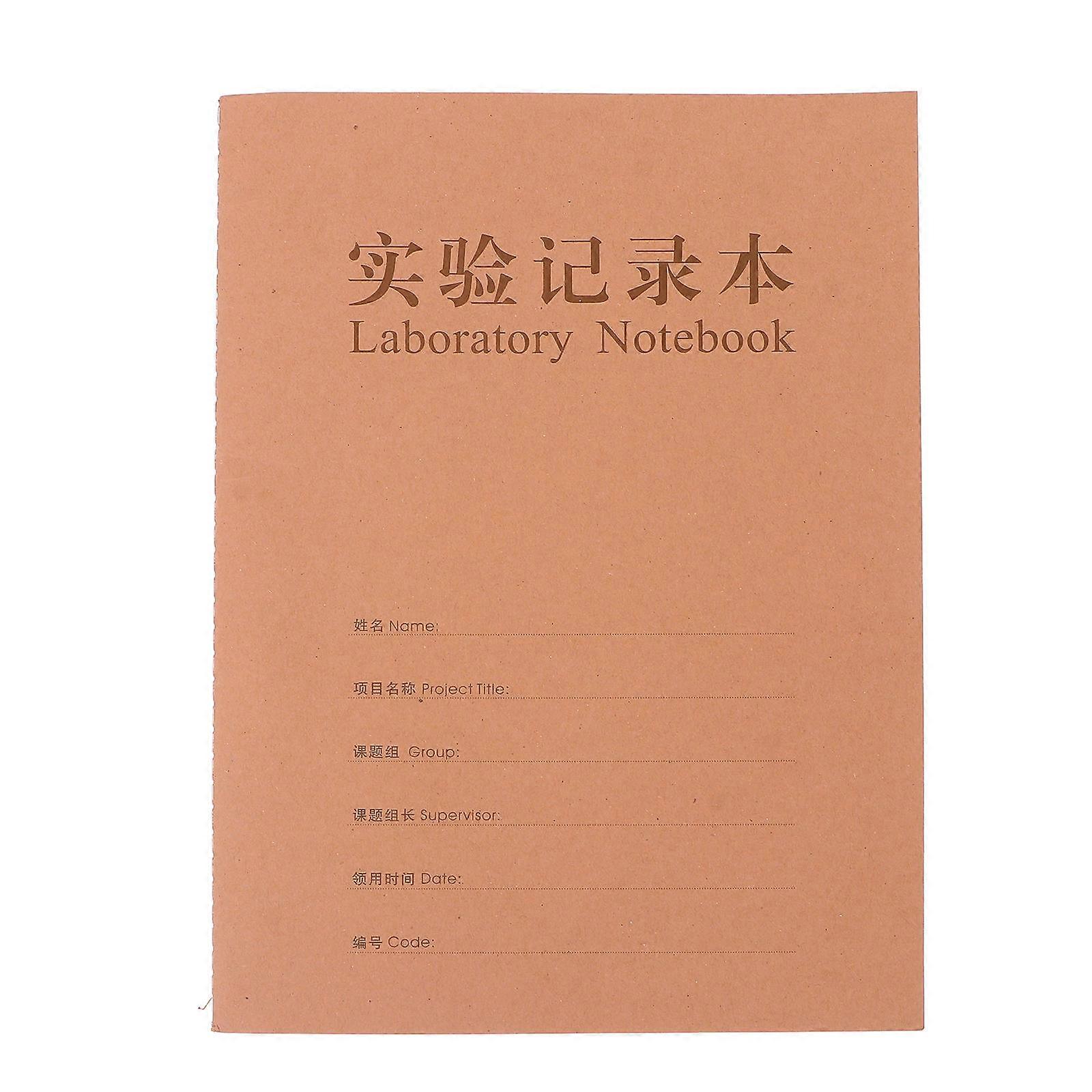 Chemistry Notebook Laboratory Note Pad for Research Study 1Pcs Writing Paper