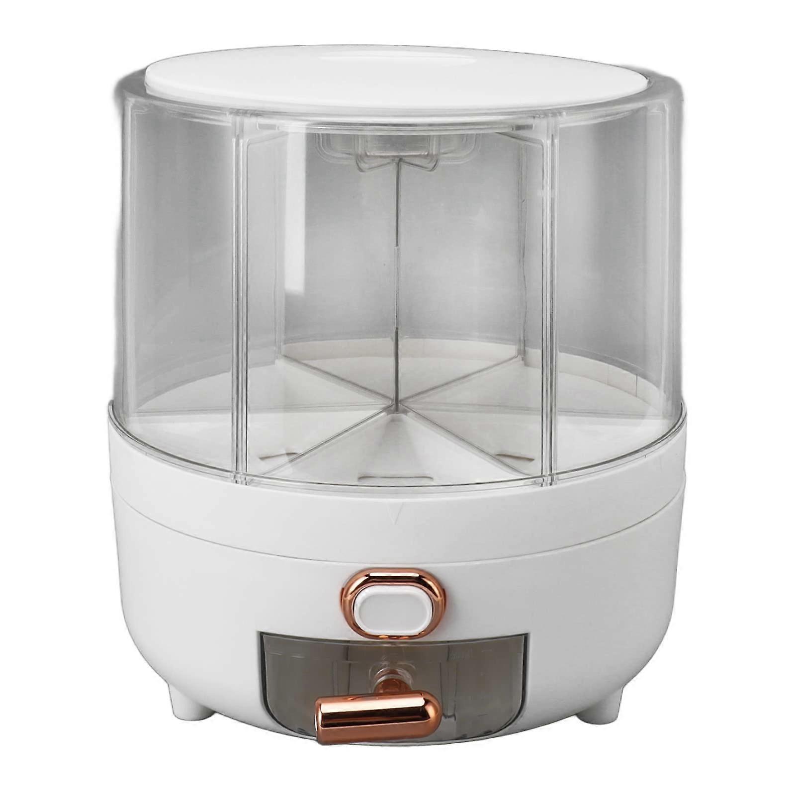 Rice Grain Storage Container 360 Rotating Grain Dispenser Small Size